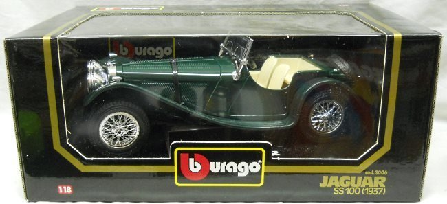 Burago 1/18 1937 Jaguar SS100, 3006 plastic model kit